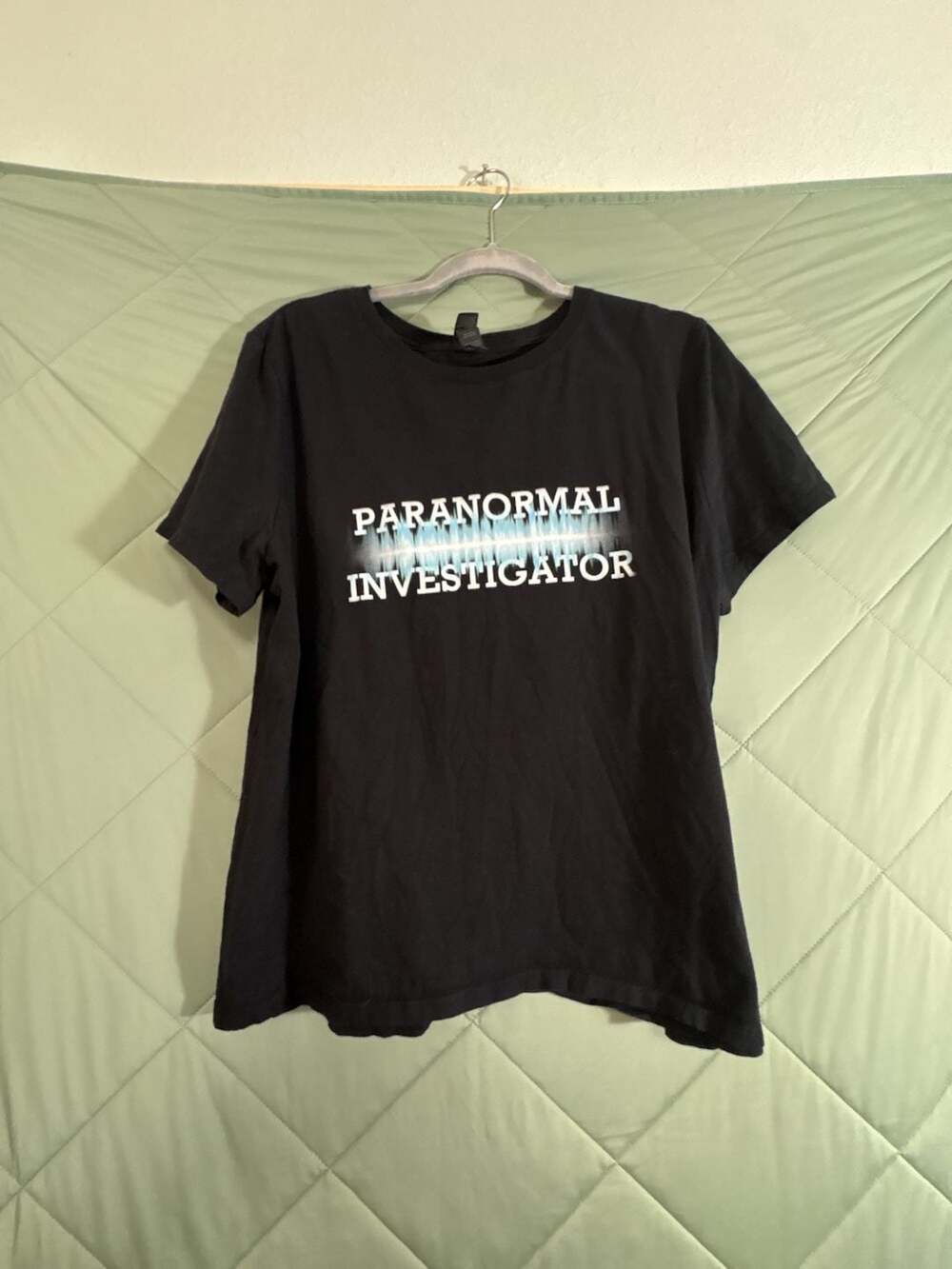 Gildan Paranormal Investigator T-Shirt Size XL Black